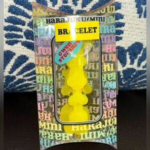 Harajuku Lovers Yellow Bracelet NEW NWT NIB